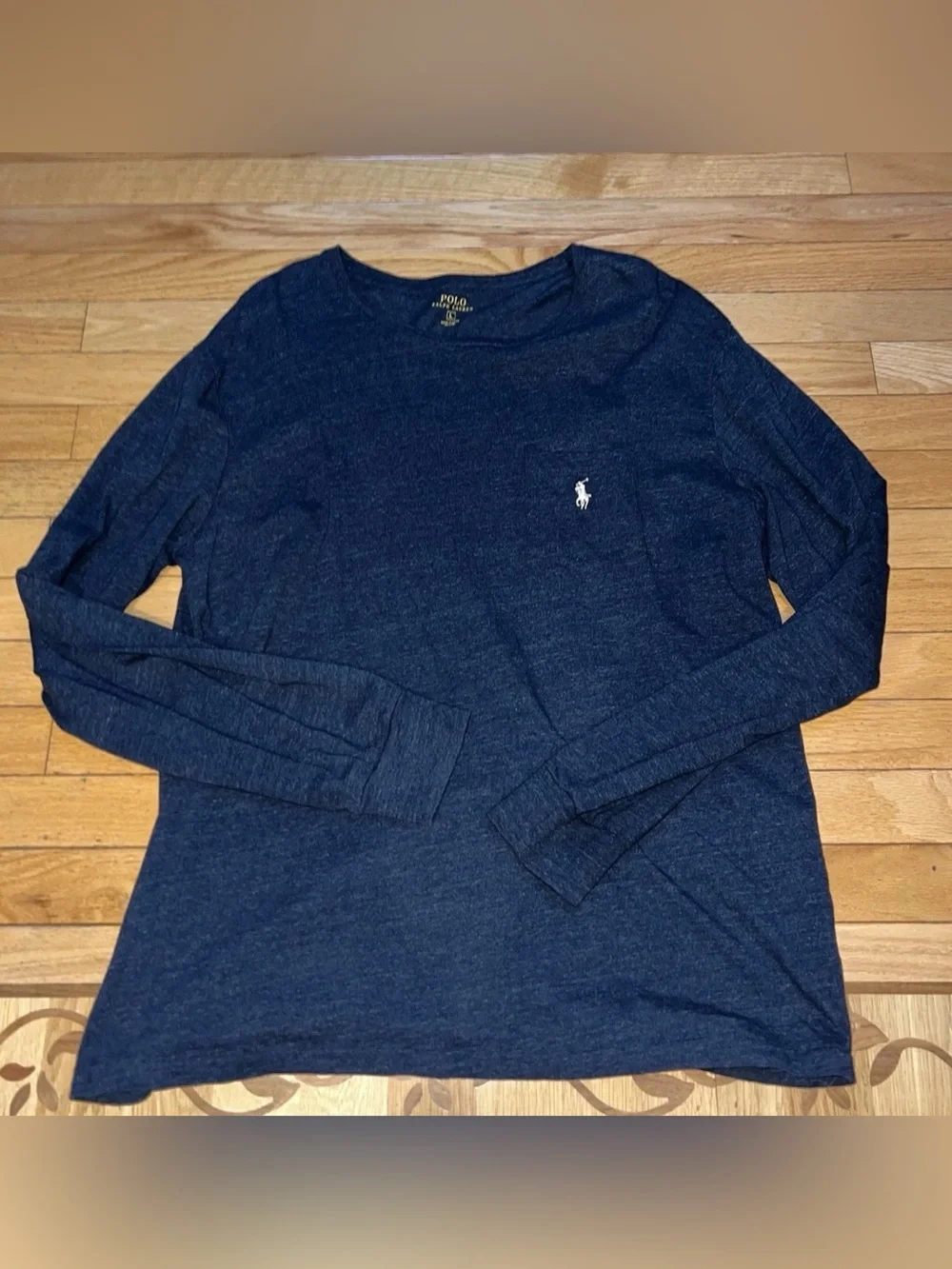 Ralph Lauren Men’s Long Sleeve Navy Blue Shirt Size Large